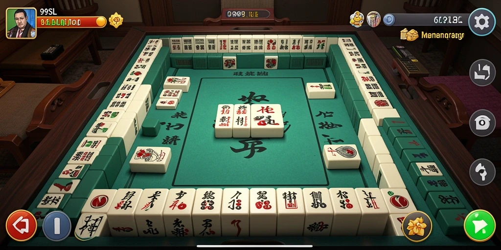 Tangkapan layar gameplay Mahjong yang menarik dari 99SL.