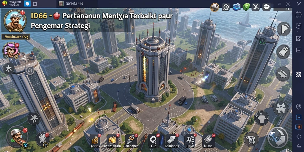 Screenshot menampilkan aksi seru di game Tower Defense ID66.