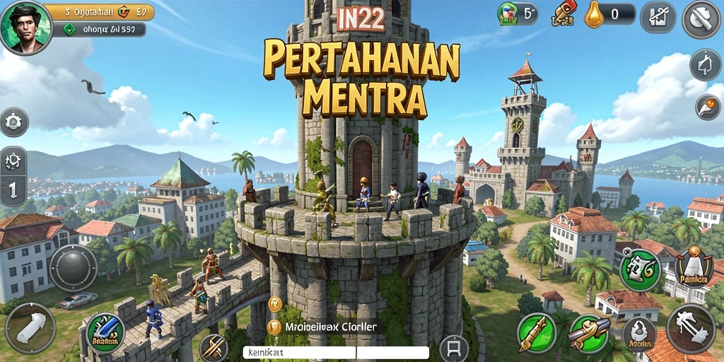 Gameplay seru IN22 di dunia Tower Defense.