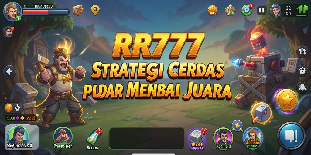 Screenshot gameplay RR777 dengan aksi strategis yang intens.