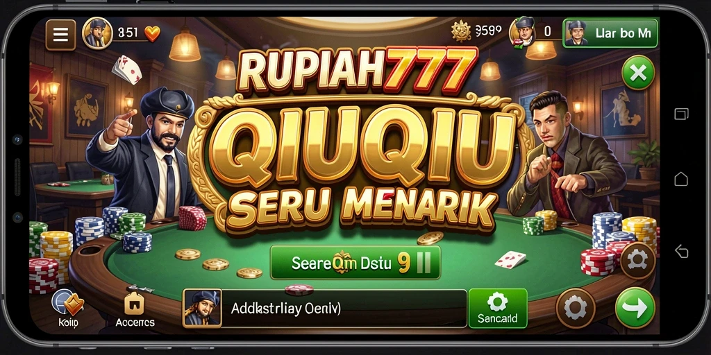 Screenshot gameplay QiuQiu RUPIAH777 yang seru.